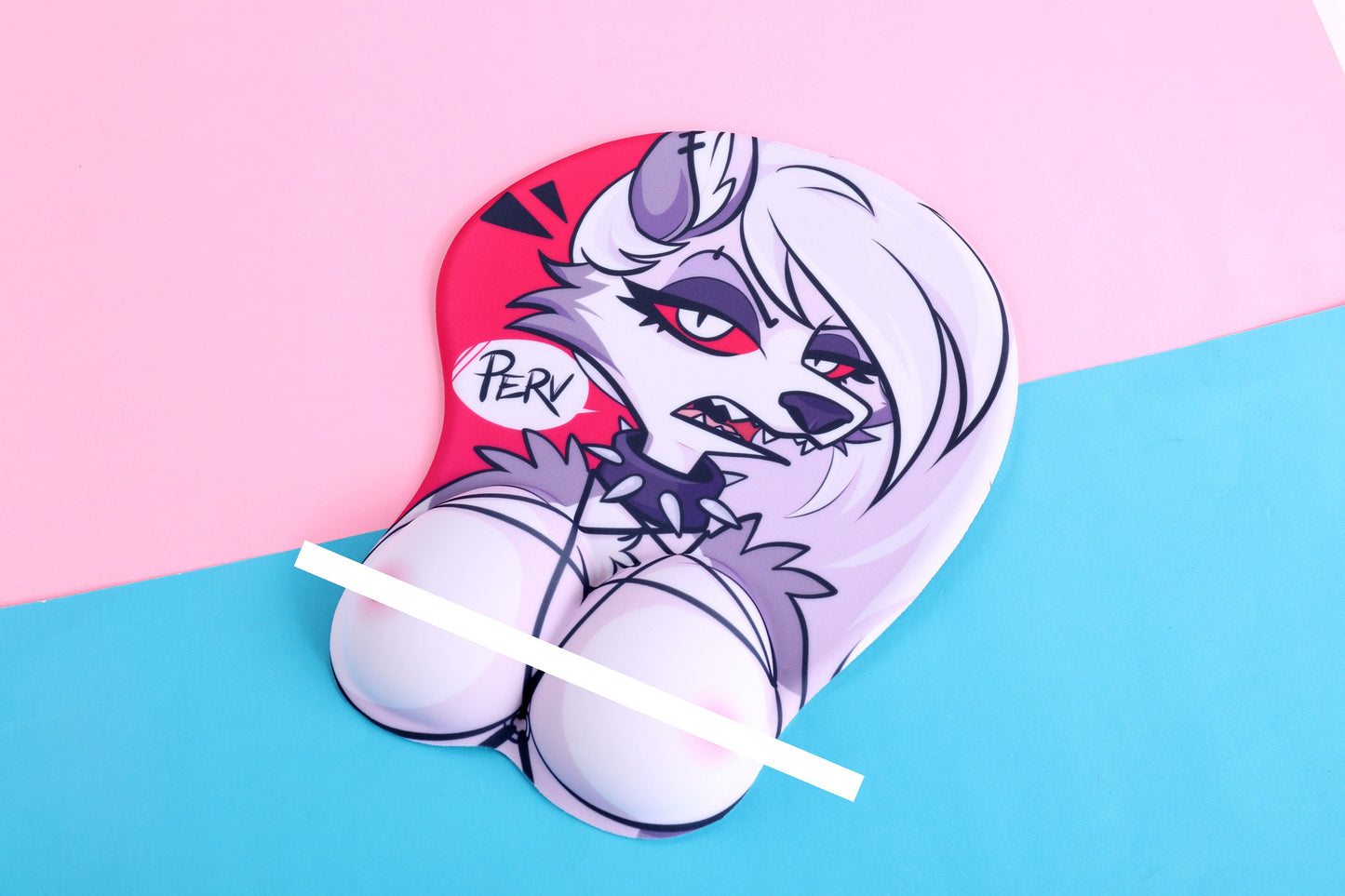 Helluva Boss Mature Loona 3D Mousepad | 10 Inch 3D Mousepad with Wrist Support