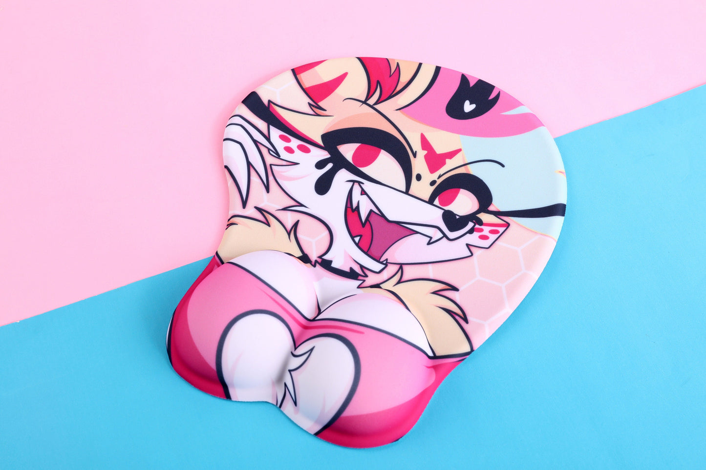 Helluva Boss Queen Bee 3D Mousepad | 10 Inch 3D Mousepad with Wrist Support