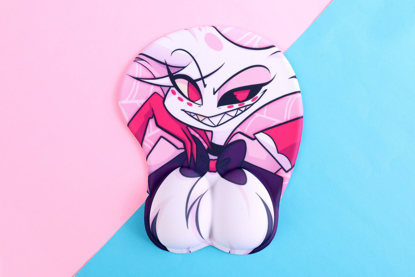 Hazbin Hotel Angel Dust Bee 3D Mousepad | 10 Inch 3D Mousepad with Wrist Support